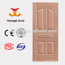 Interior cheap 6 raised panel HDF moulded door leaf